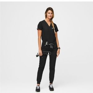 New Figs women X-Small Black Joggers.